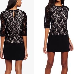 Ted Baker- Gabbiey Lace Detail Mini Dress-Sz 2-EUC